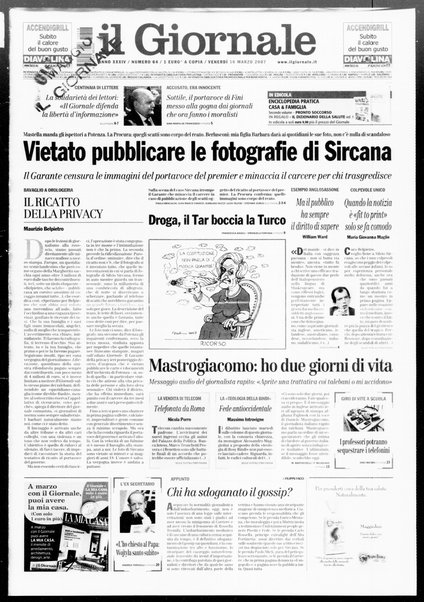 Il giornale : quotidiano del mattino